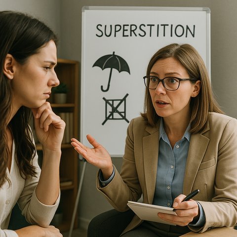 Работа психолога с суевериями