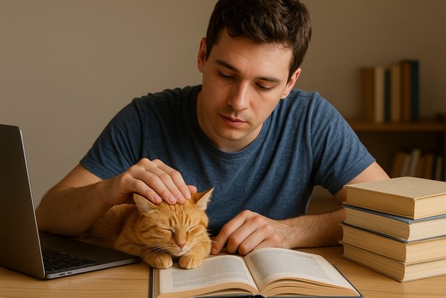 Погладь кота, сбрось стресс!